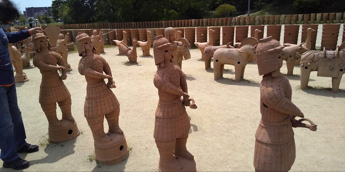 Imperial burial mound “Kofun” in Takatsuki, Osaka