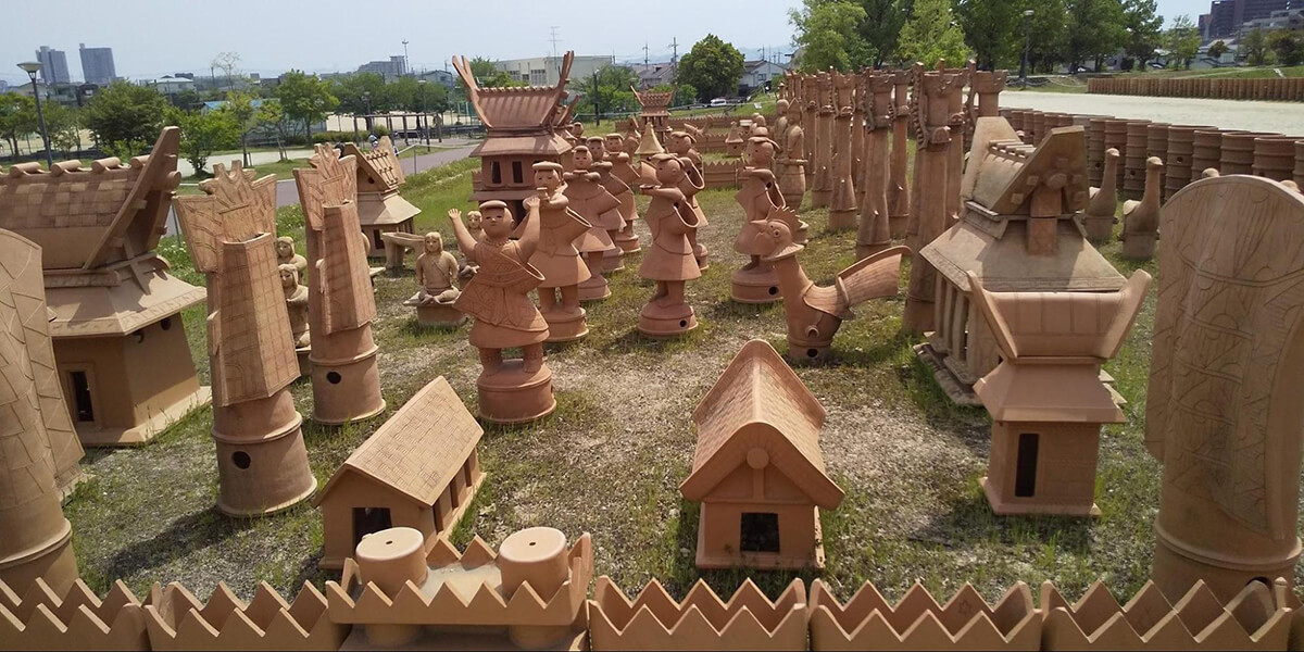 Imperial burial mound “Kofun” in Takatsuki, Osaka