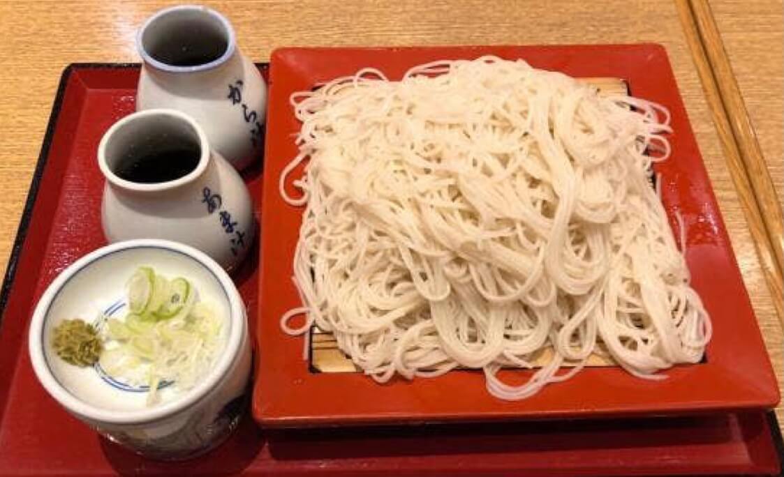 Various Colors of Soba Noodles